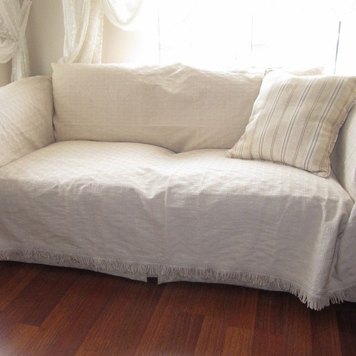 Large Sofa Throw Covers Rectangle Tassel Ivory Couch Large Sofa Throw Covers Rectangle, Furniture Throw Covers For Chairs
