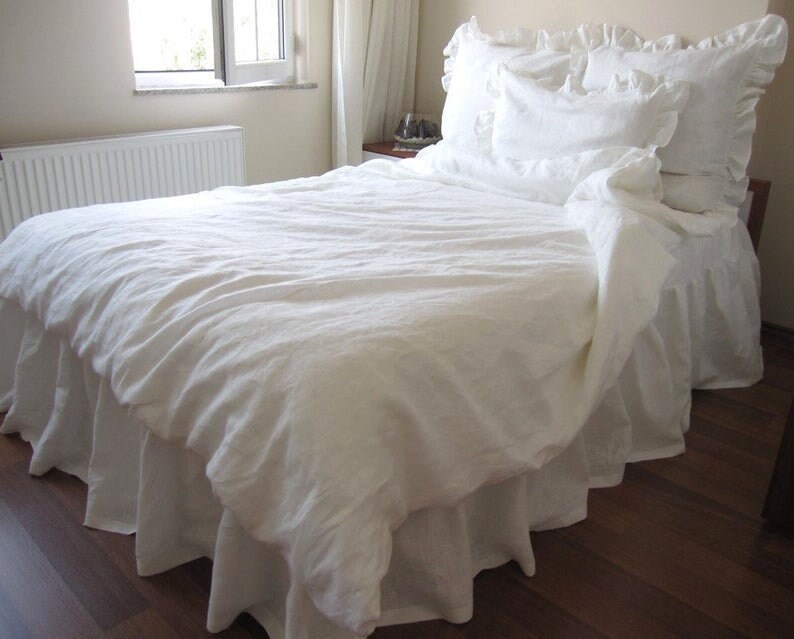 Linen Duvet Cover Oversized King Bedding. Super King Size Etsy