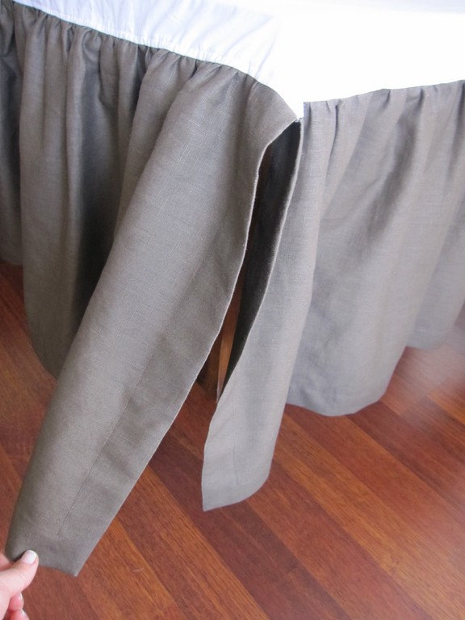 Ruffle Crib Bed Skirt Dust Ruffle Bedskirt Base Coverlet Etsy