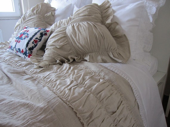 Ruched pillow clearance shams