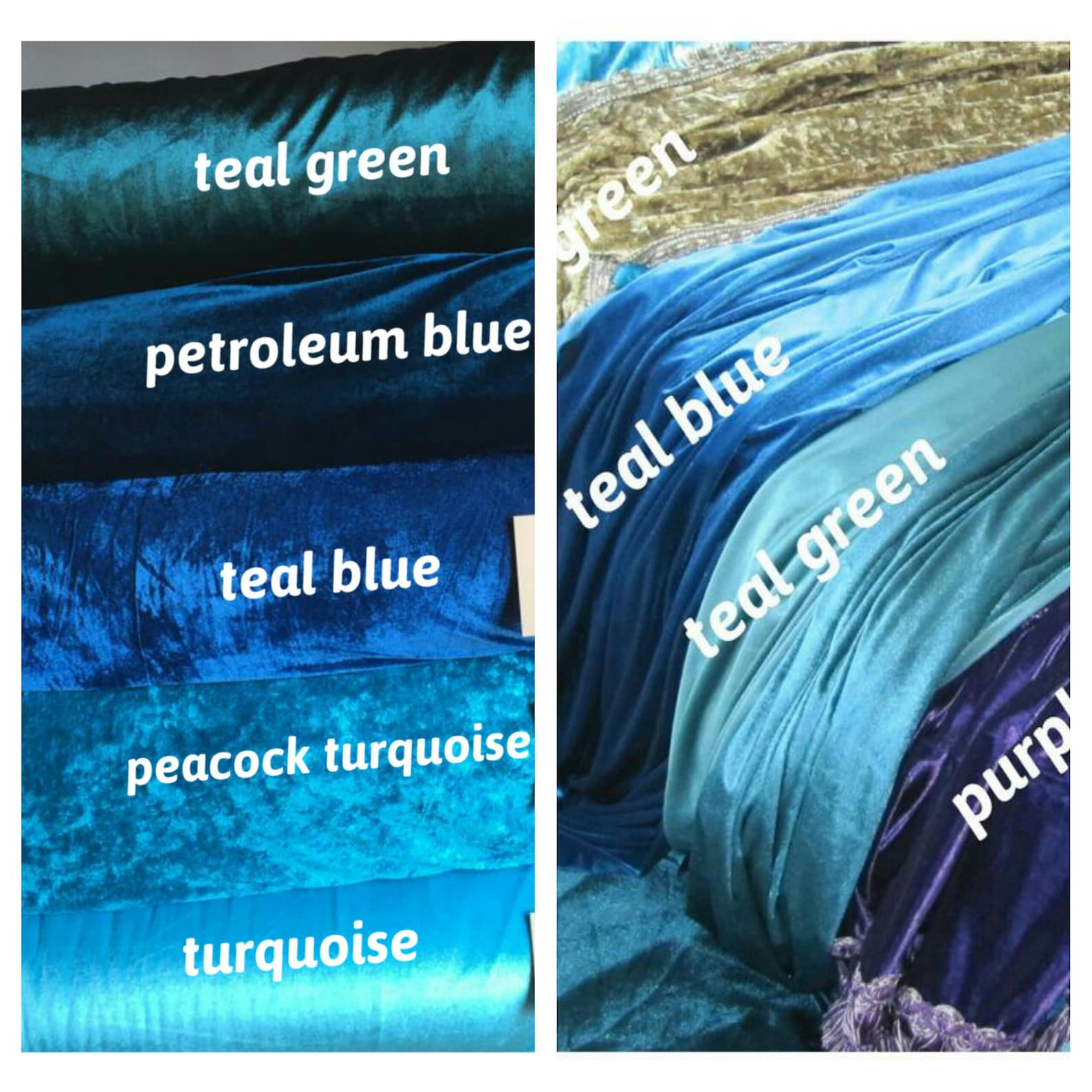 Velvet Ruffled Pillow Euro Sham Pillow Peacock Teal Blue Etsy