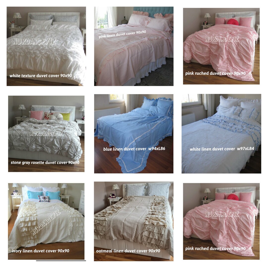 Queen Size Duvet Cover, Queen Bedding, Bed Linen Cotton Duvet Cover
