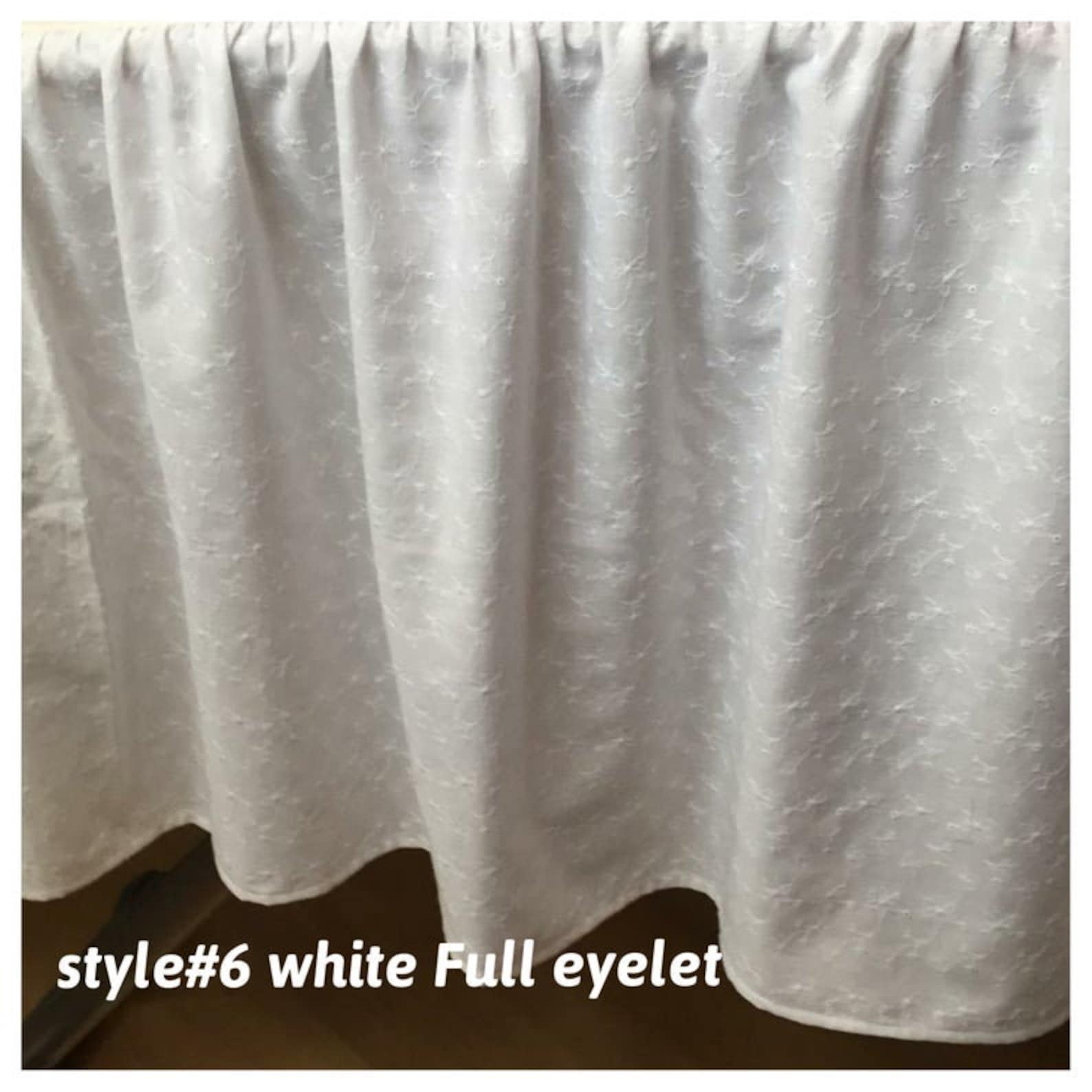 Crib Bed Skirts -dust Ruffle White or Ivory Shabby Chic Toddler Bedding