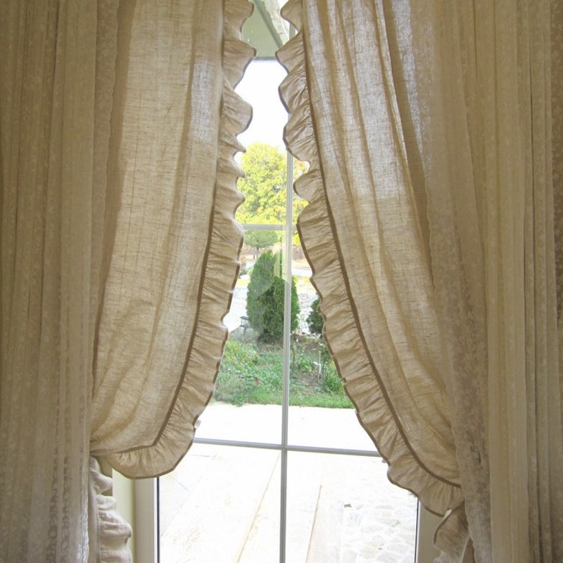 Rustic Curtains - Etsy