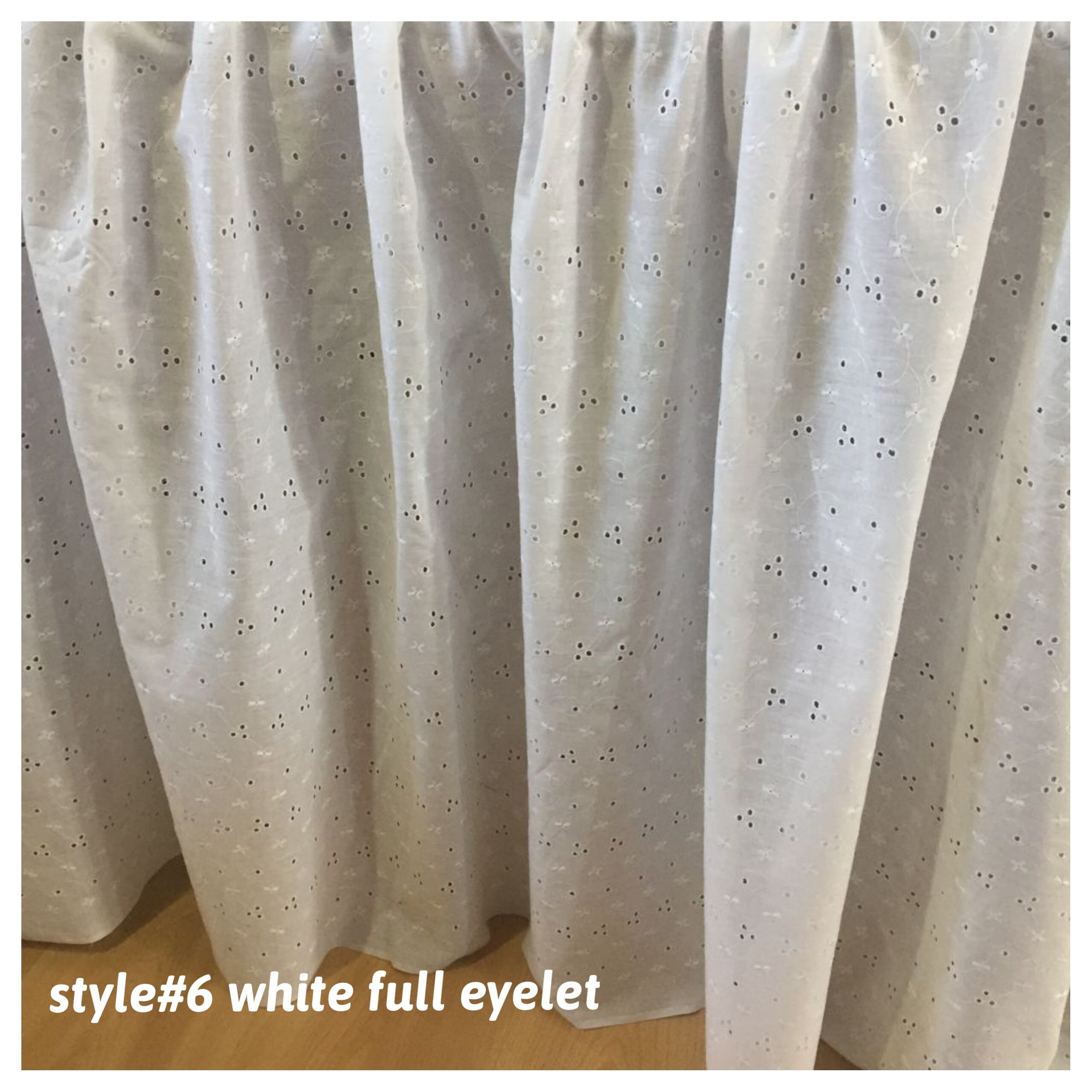 Eyelet Dust Ruffle Queen Lace Bed Skirt Bedskirt - White Eyelet Lace Cotton Dust Ruffle - QUEEN ...