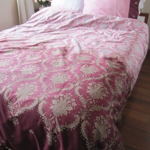 Express fast shipping Dorm room Bedding TWIN XL duvet cover Pink Blue Navy burgundy gray Damask print romantic bedroom Nurdanceyiz Turkey image 9