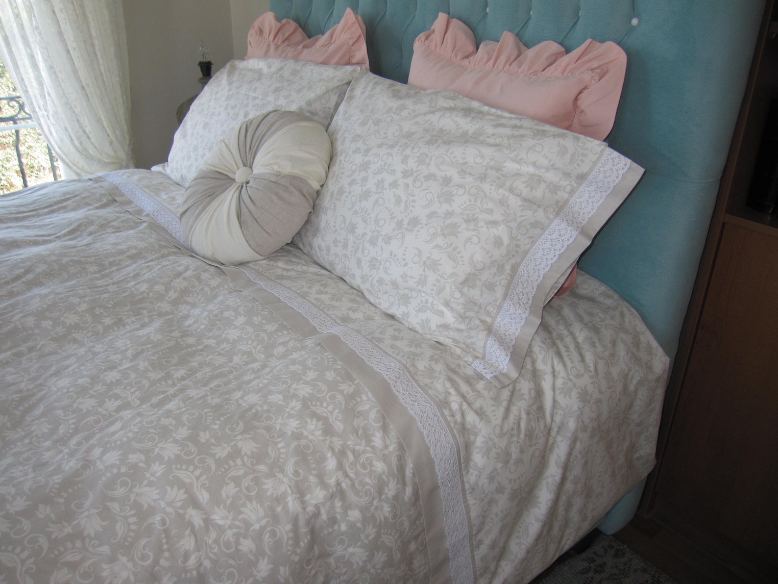 Oversized King Bedding Super King size Duvet cover 120x98 Etsy