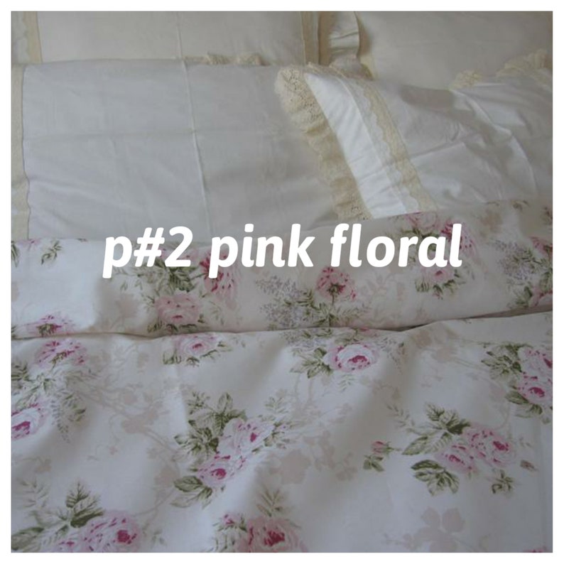 Shabby Chic Bedding . Vintage Floral Duvet Cover Queen .pastel Etsy