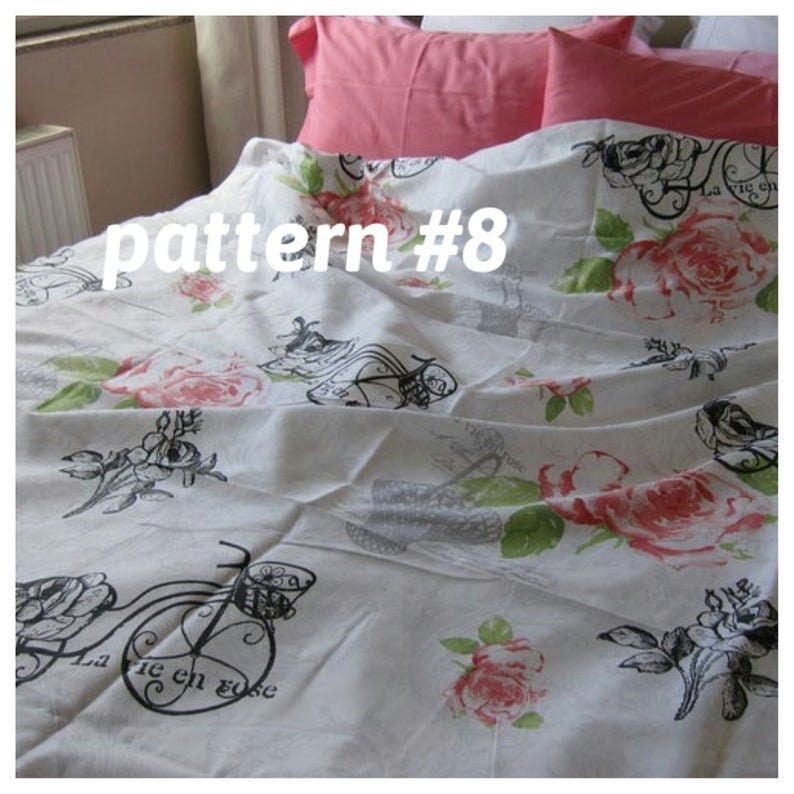 Shabby Chic Bedding . Vintage Floral Duvet Cover Queen .pastel Etsy