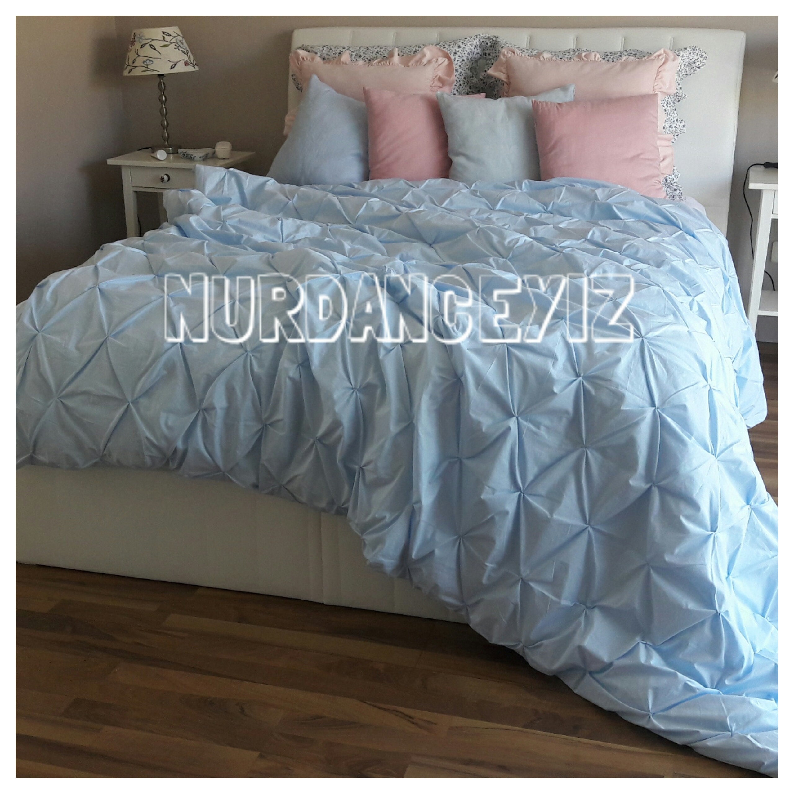 Diamond Dream Pintuck Duvet Cover Pinch Pleat Shabby Chic Etsy