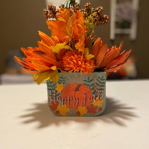 Happy fall floral arrangement #1