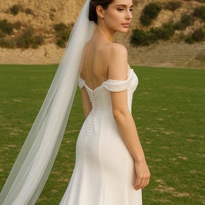 Soft Tulle 2,5 m Long Bridal Veil