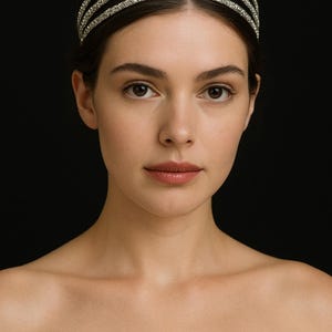 Zircon Simple and Chic bridal tiara