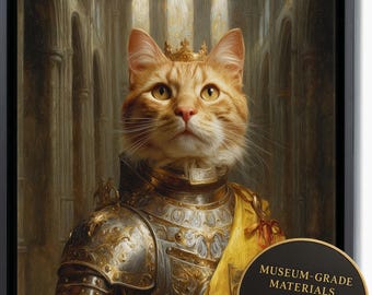 Custom Pet Portrait, Renaissance Dog or Cat Painting, Royal Animal Wall Art, Pet Portrait gift, Animal painting, Father's Day Gift