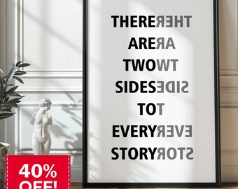 Motivational Quote Poster Set, Modern Typography Wall Art (Digital Download, PDF, Set of 9 )