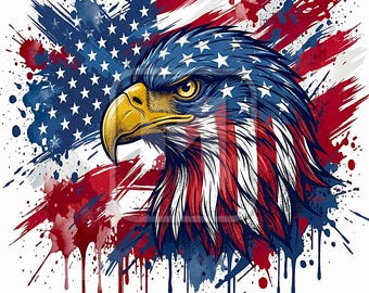 Vlag van de VS 250 jaar/jubileum ontwerp met adelaar (1776-2026)/Amerikaans patriottisch, solide png-bestand.
