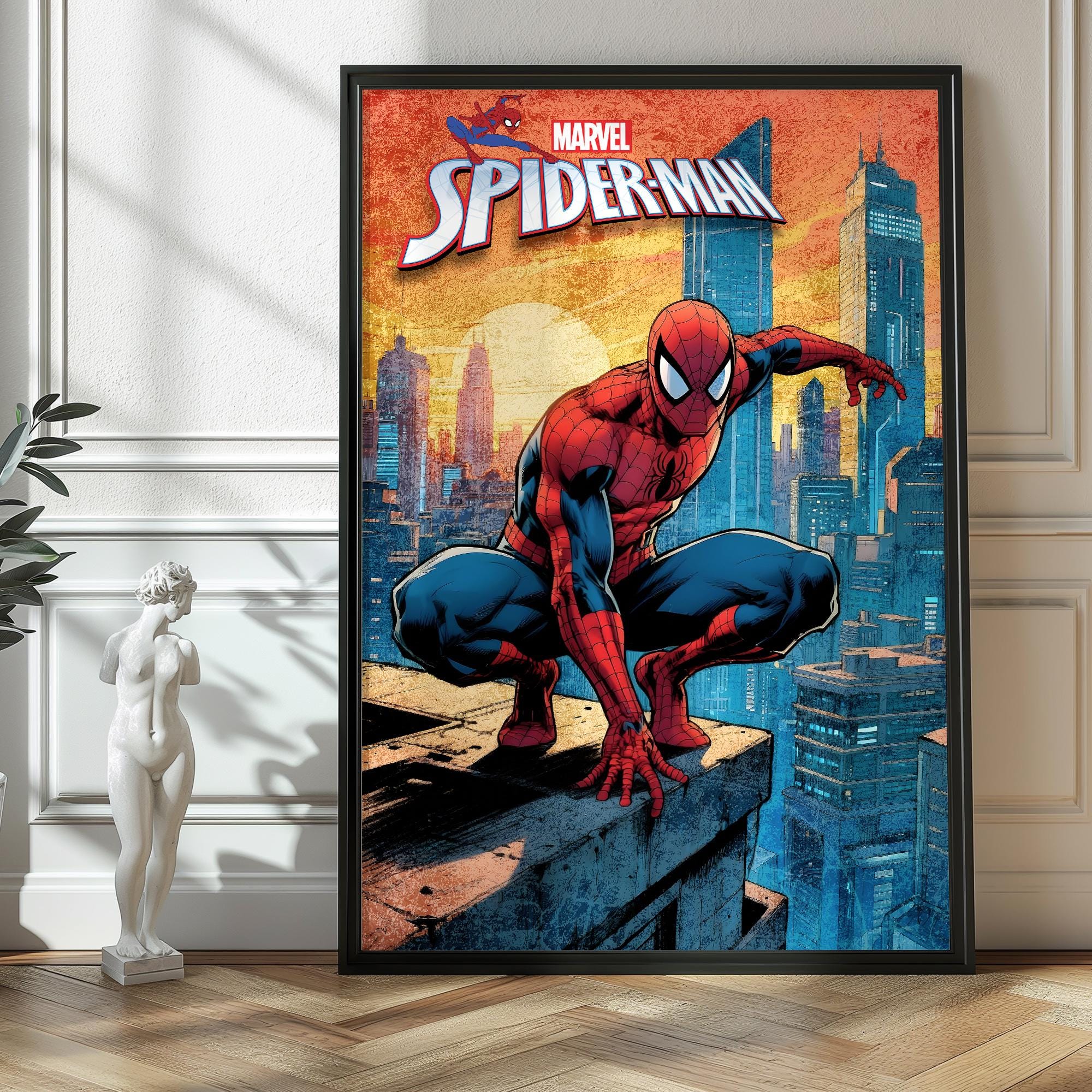 70s spiderman poster - Etsy 日本