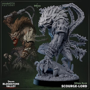 Gnoll Geißelfürst 25 mm Version Miniatur DnD kompatibel 28 mm 32 mm Rollenspiel Figuren | MF055