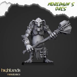 Mordehuns Orcs Cave Trolls  - Highlands Miniatures | Tabletop Wargaming RPG Figures, Fantasy Miniatures&Collectibles, Orc, Greenskin