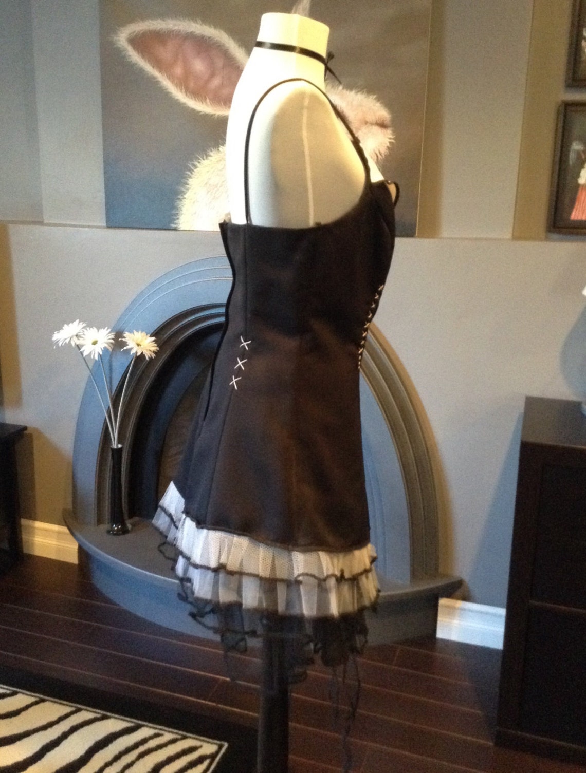 Deadmoongrrrl Black Gothic Baby Doll Dress Etsy