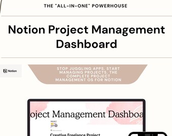 Notion Client Portal for Creative Business, Freelance Client CRM, Project Tracker, Notion Invoice Tracker, Creative Agency Business Hub