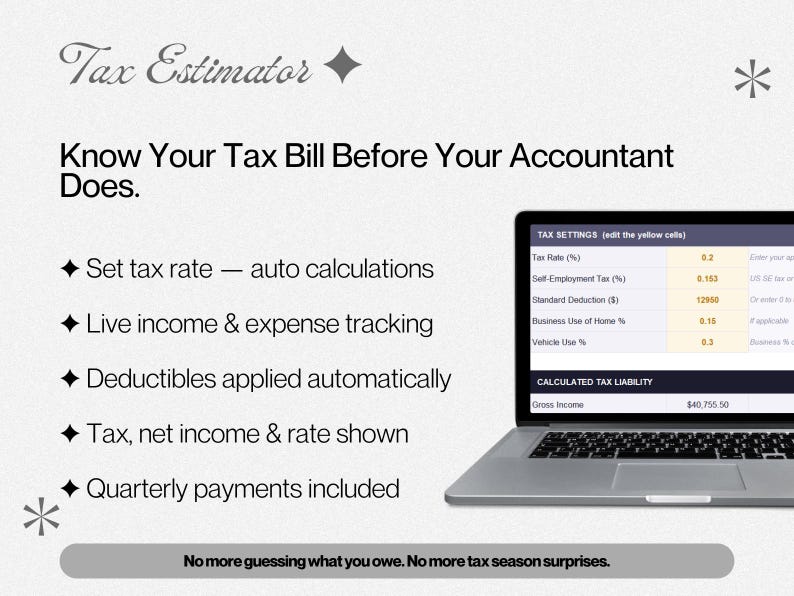 Small Business Bookkeeping Template | Excel Finance Tracker, Income ...
