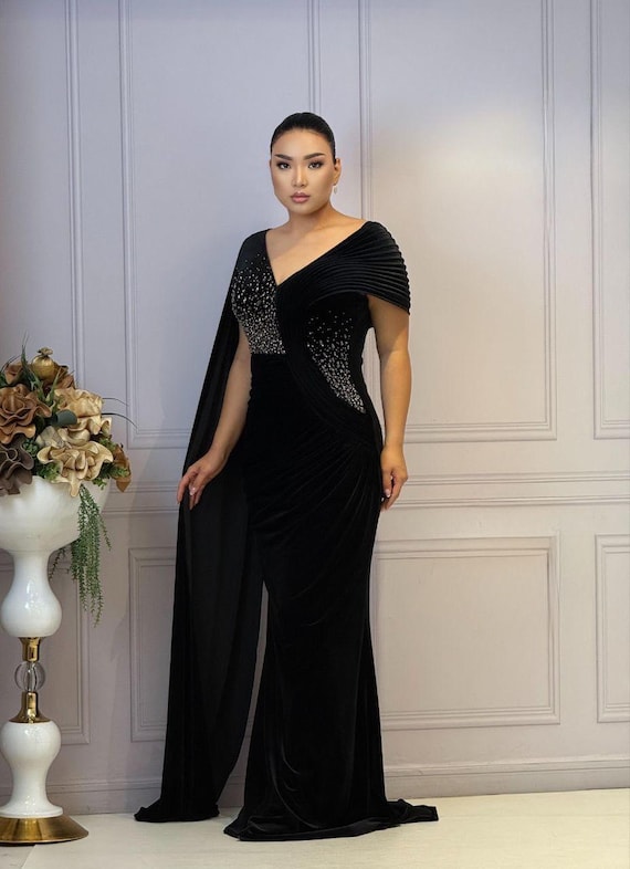 black shiny dresses One-Shoulder Long Sexy Black Sequin Formal Dress main image 0