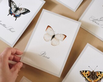 Printable Butterfly Table Name for Wedding or Party  - Butterflies