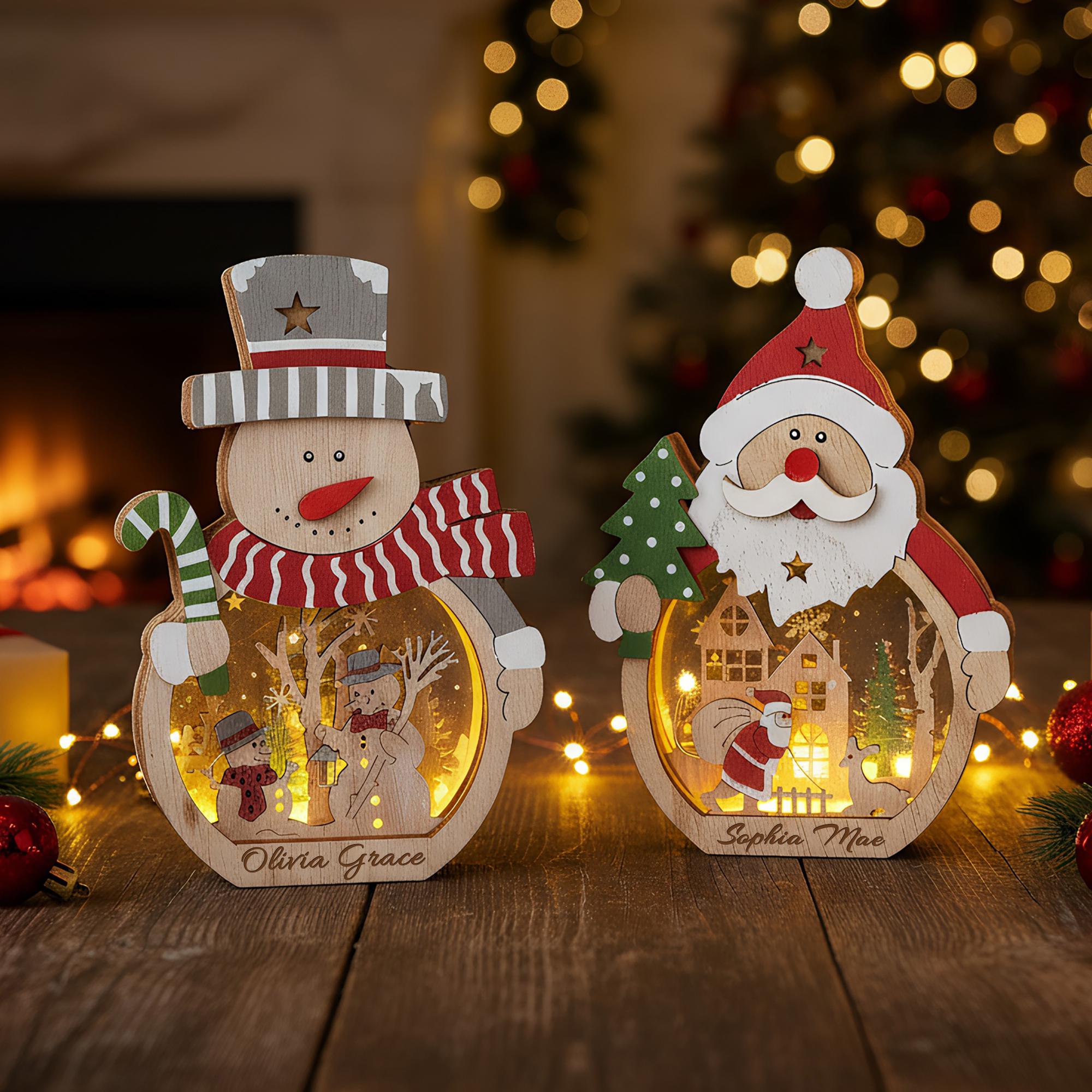 Small wooden santa claus - Etsy 日本