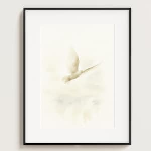 Christian Dove, Holy Spirit – Minimalist Watercolor Wall Art | Spiritual Printable | Religious Decor | Jesus Symbol | Peace Gift Idea.