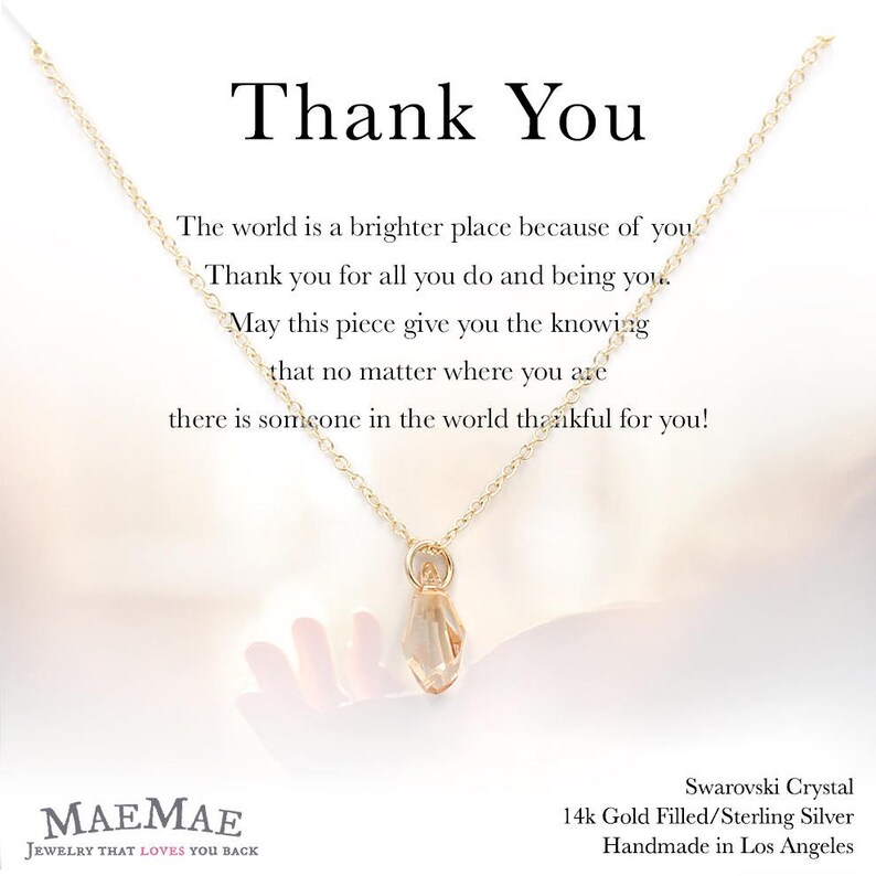 Thank You Necklace Meaning On Card Asymmetrical Swarovski Crystal Pendant Aquamarine Or Champagne 14k Gold Filled Sterling Silver Chain - Crystal Pendant Necklace Meaning Thank You Necklace Meaning On Card Asymmetrical Swarovski Crystal Pendant Aquamarine Or Champagne 14k Gold Filled Sterling Silver Chain - Crystal Pendant Necklace Meaning