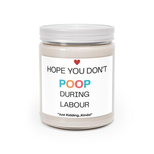 Funny Scented Candles for Expecting Moms, Unique Gift Idea for Baby Showers, Humorous Labor Candles, Novelty Home Decor, Candle Gifts