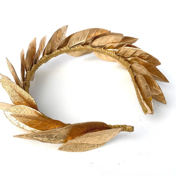 Gold Leaf Headband - Etsy