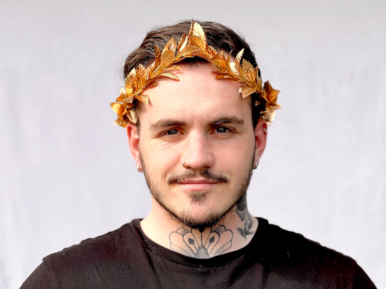 Gold Leaf Crown Greek Gold Leaf Laurel Prom Burning Man Etsy