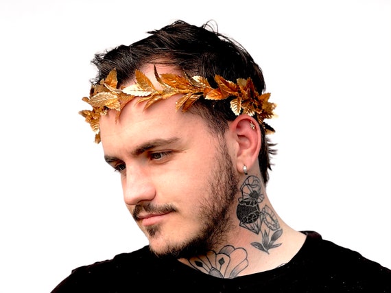 Roman Wreath Headpiece Gold Foil Roman Wreath Headpiece Gold Foil