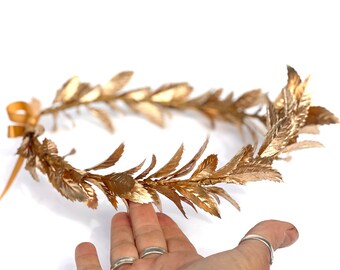 couronne de laurier de luxe doré illustration png élément de décoration