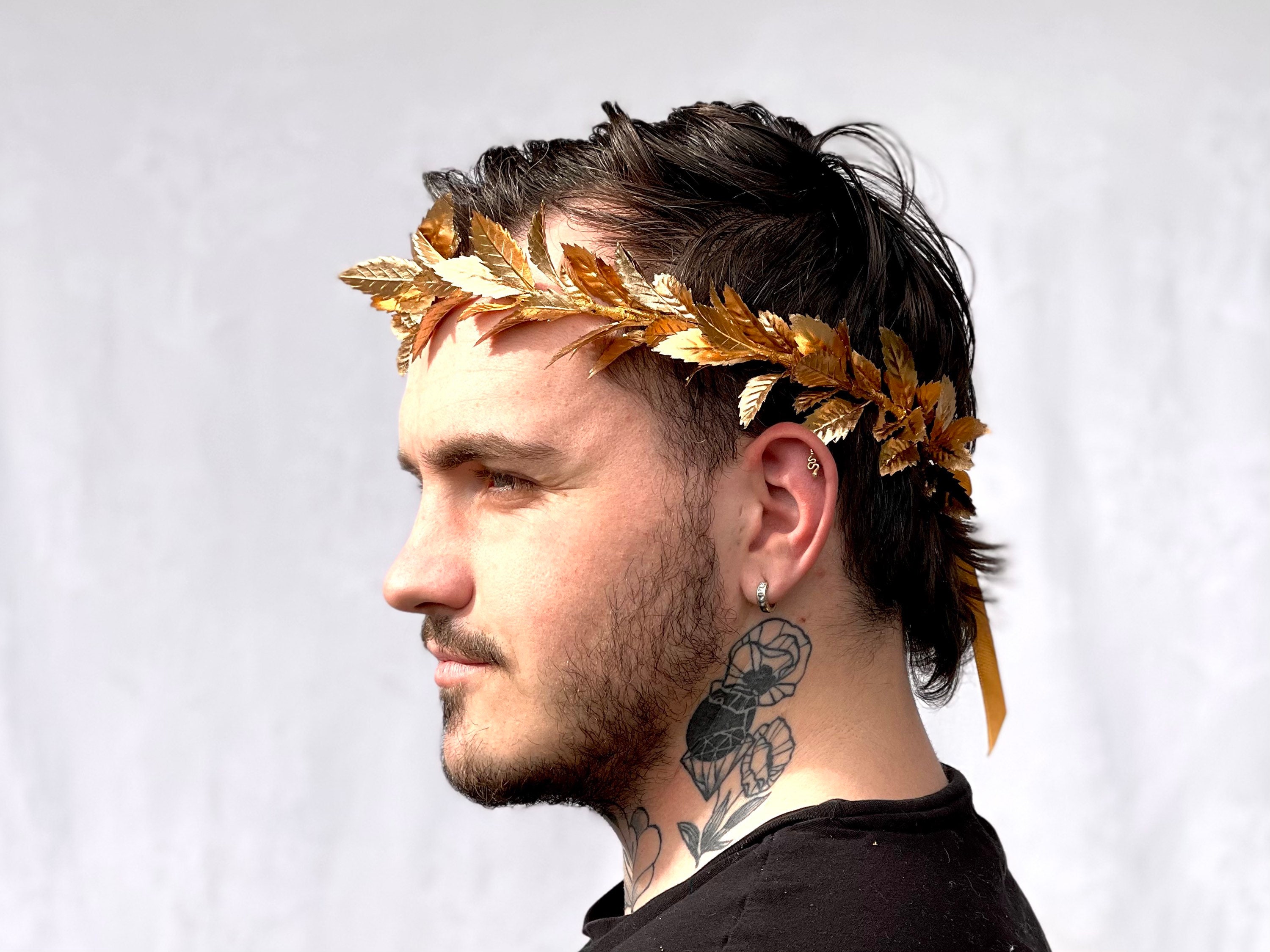 Greek Roman Gold Leaf Tree Branch Crown Baroque Headpiece Wedding Headband New ✨ Amazon.com: 7pcs Goddess Leaf Headband, Greek Goddess Bridal  main image 3