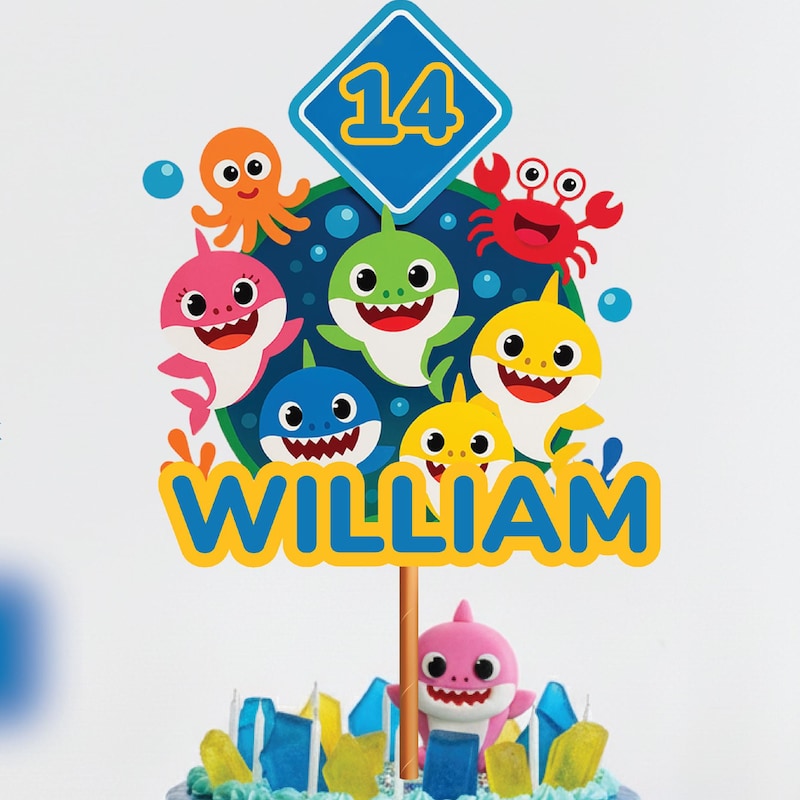 Baby Shark Supplies Decorations Etsy