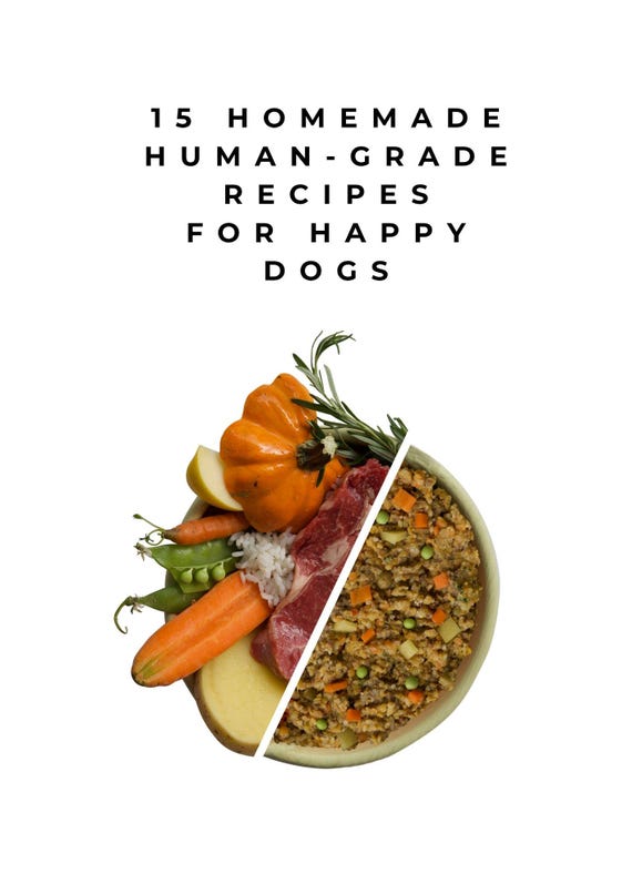 Hundefutter Rezepte: Natrliche, gesunde Mahlzeiten (Printable PDF  Kochbuch) - Etsy.de