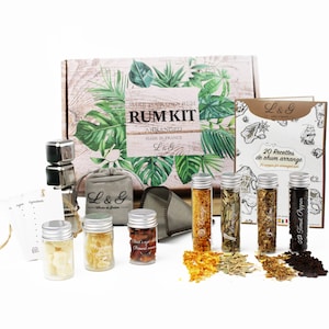 L&G® DIY Arranged Rum Discovery Kit – Personalized Spice Starter Set for Men and Women | Original Christmas and Birthday Gift