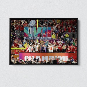 Kansas City Chiefs Super Bowl Canvas: Vince Lombardi Trophy Wall Art