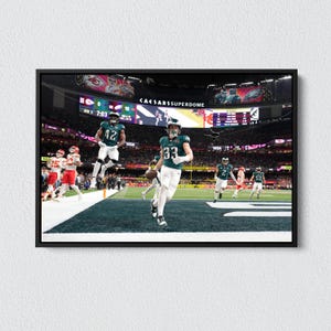Eagles vs Chiefs Super Bowl Canvas: Cooper Dejean Pick Six