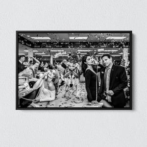 The Wolf of Wall Street Canvas Art: Jordan Belfort, Leonardo DiCaprio - Framed Option