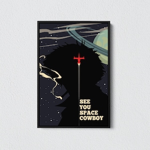 Cowboy Bebop Canvas Print: Classic Anime, Space Cowboy
