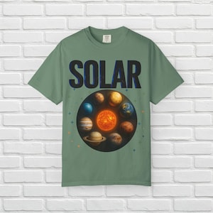 Cosmic Planets T-Shirt, Space-Inspired Streetwear Shirt, Galaxy Energy Graphic Tee