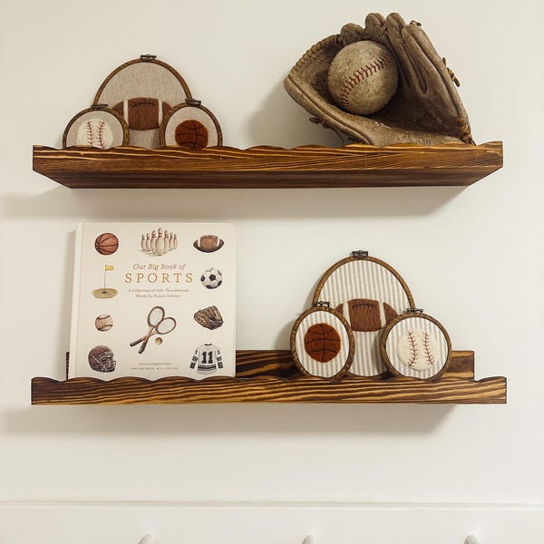Needle Felt Sports Balls Set | Handmade Nursery Decor