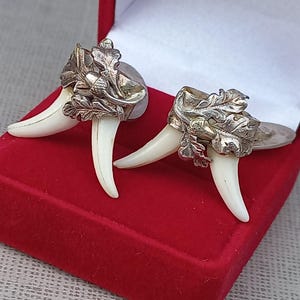 Vintage Silver Hunter Cufflinks