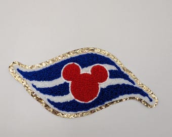 Disney Cruise Logo Embroidery Patch, Chenille Patch, Iron On Patch, T Shirt Patch, Bag Patch