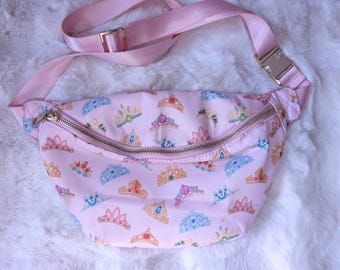Princess Fanny Pack, Disney Bum Bag, Magic Kingdom Fanny Pack, Disney Waist Bag