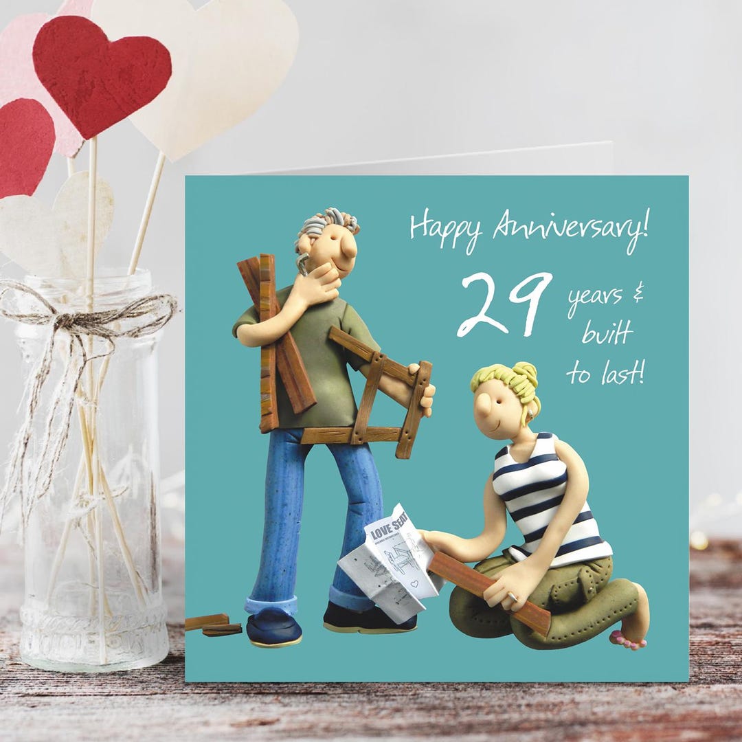 29th Wedding Anniversary Card (furniture Anniversary) - Designed by ...